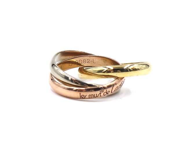Love Cartier Tricolor 18k Trinity Ringgröße 56 - Ansicht 8