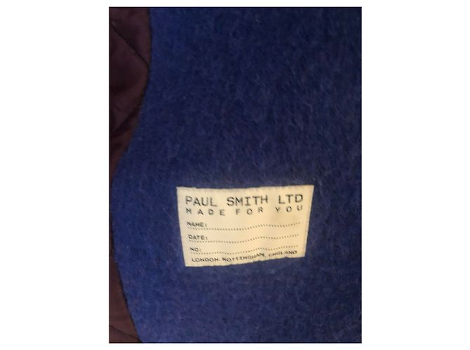 Abrigo de lana azul Paul Smith - vista 5
