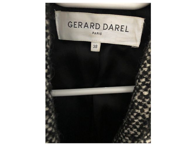 Abrigo Gerard Darel gris oscuro de acrílico Gris antracita - vista 2