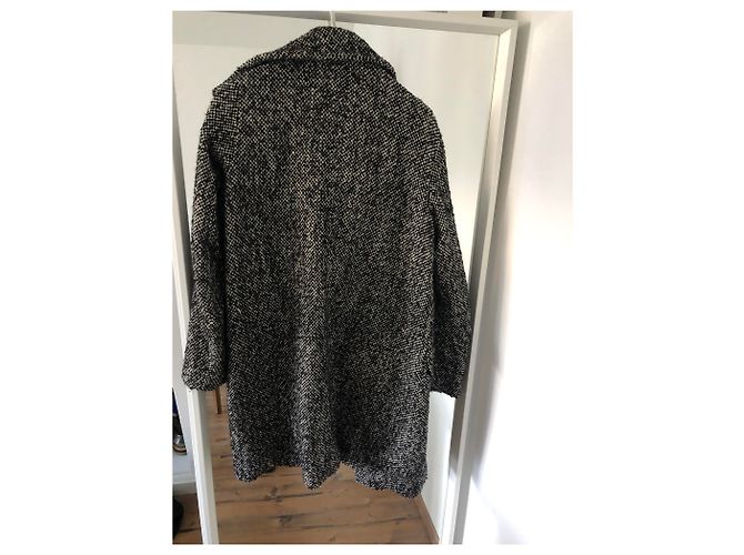 Abrigo Gerard Darel gris oscuro de acrílico Gris antracita - vista 4