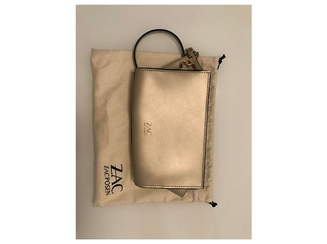 Pochette Zac Posen Oro in Pelliccia di Volpe D'oro - vista 2