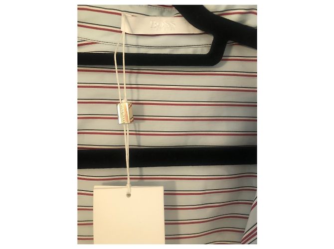 Top Hugo Boss de algodón azul claro M - vista 3