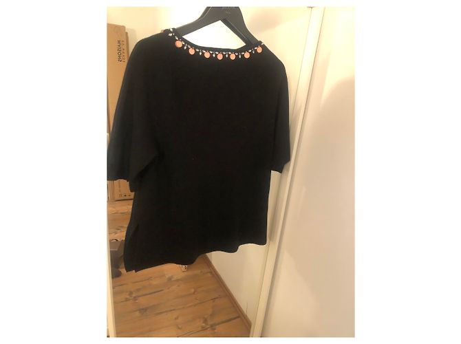 Jersey de lana negro Tory Burch - vista 4