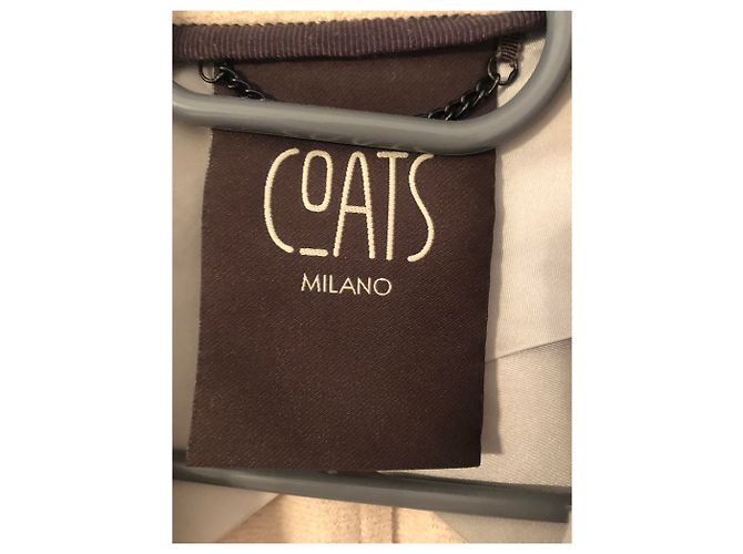 Autre Marque Abrigo Milano de lana beige - vista 2