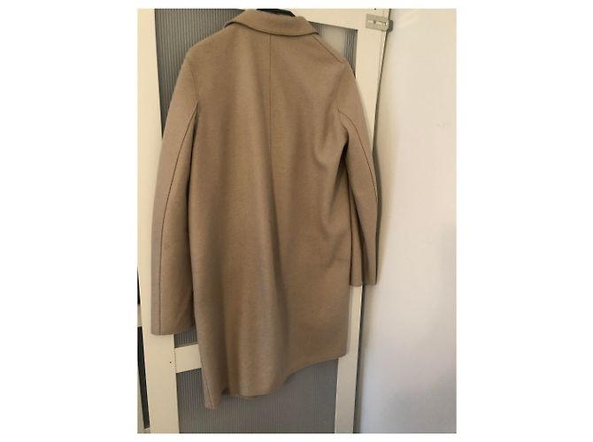 Autre Marque Abrigo Milano de lana beige - vista 4