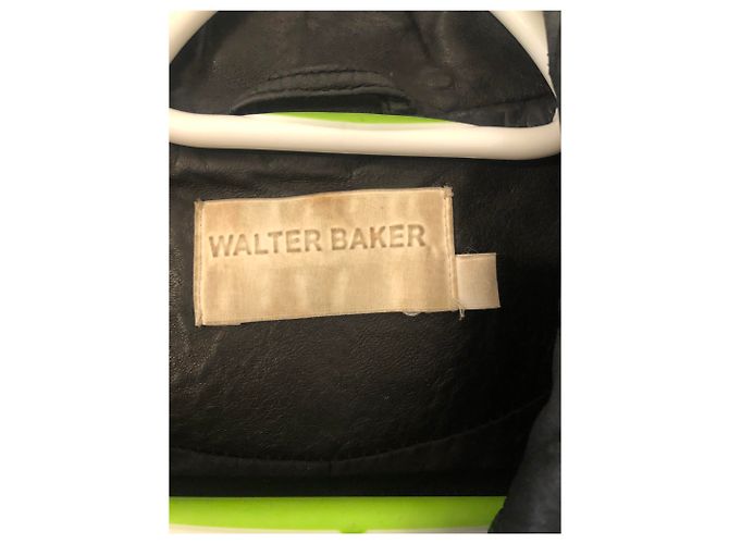 W118 by Walter Baker Lederjacke Schwarz - Ansicht 2