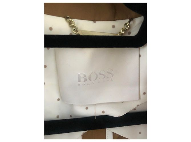 Abrigo Hugo Boss Marrón de Poliéster Largo de Rodilla Castaño - vista 2