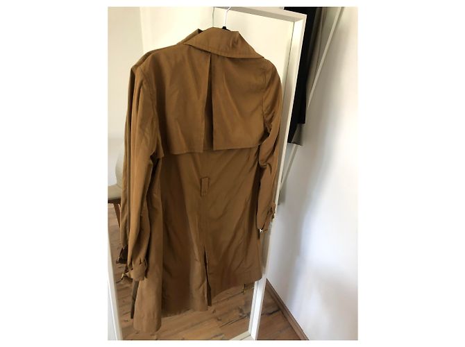 Abrigo Hugo Boss Marrón de Poliéster Largo de Rodilla Castaño - vista 4