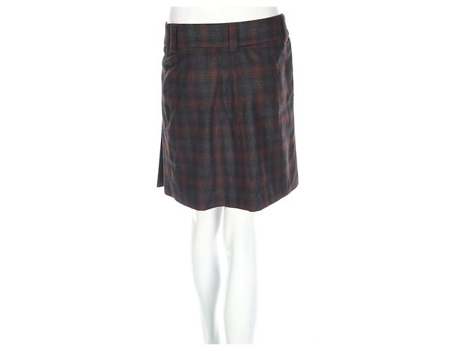 Falda de lana tartan Cerruti 1881 Multicolor - vista 2
