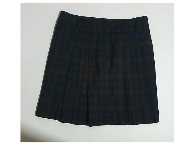 Falda de lana tartan Cerruti 1881 Multicolor - vista 3