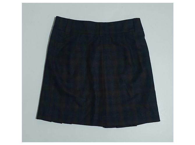 Falda de lana tartan Cerruti 1881 Multicolor - vista 4