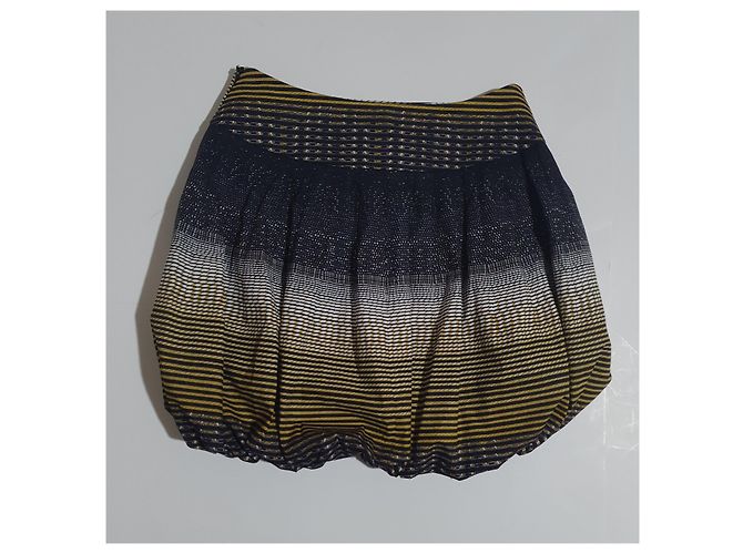 Falda globo a rayas Karen Millen Multicolor - vista 4