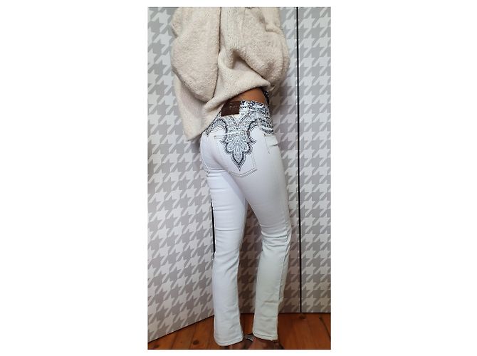 Jeans Etro blu in cotone Taglia 27 - vista 5