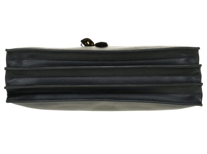 Sac à dépêches Splendida borsa Hermès da uomo Borsa Dispatch in pelle togo nera personalizzata con coccodrillo nero - vista 11