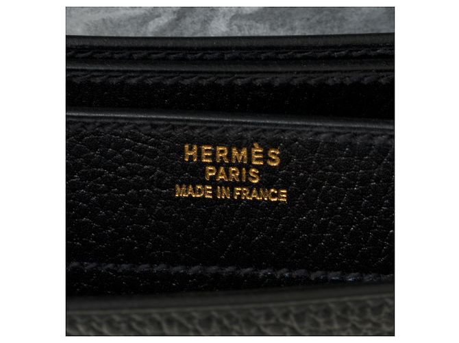 Sac à dépêches Splendida borsa Hermès da uomo Borsa Dispatch in pelle togo nera personalizzata con coccodrillo nero - vista 7