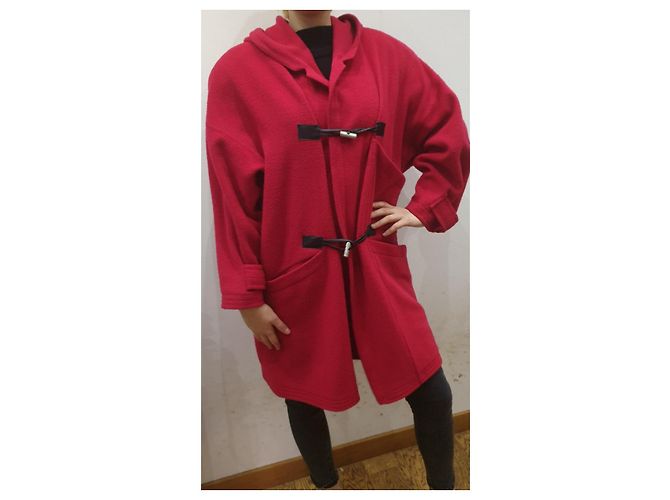 Gianni Versace vintage montgomery cappotto Rosso - vista 2