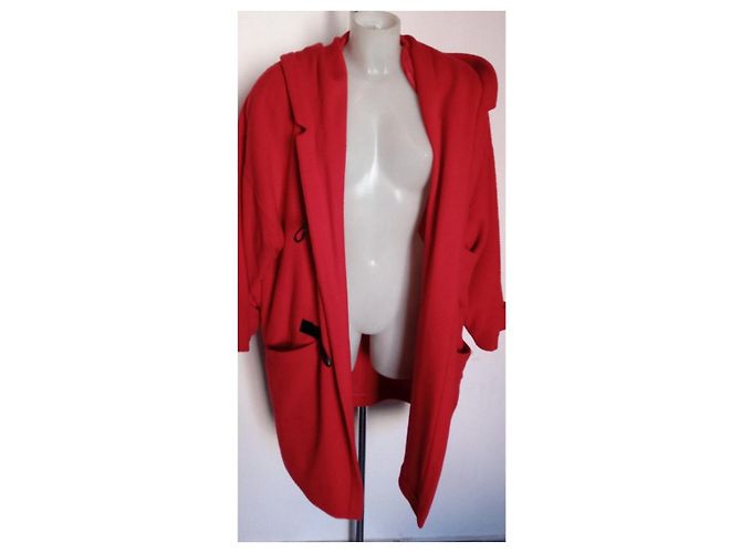 Gianni Versace vintage montgomery cappotto Rosso - vista 8