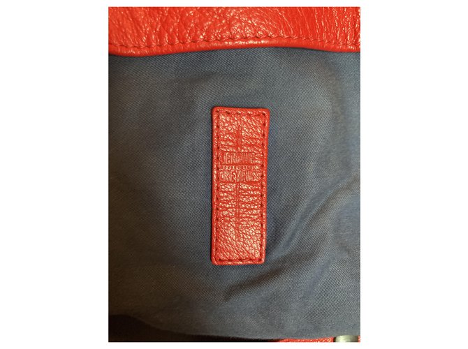 Borsa Jerome Dreyfuss Billy in pelle rossa Rosso - vista 4