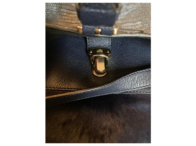 Borsa a mano Mulberry Alexa Blu Effetto Puledro - vista 2