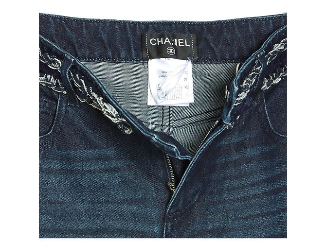 Chanel DENIM TWEED FR38 Nuevo con etiqueta Azul marino - vista 3