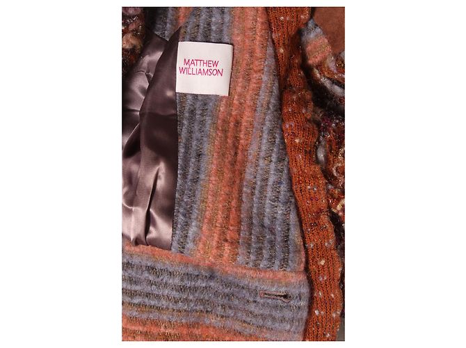 Blazer Matthew Williamson in lana e mohair multicolore - vista 3