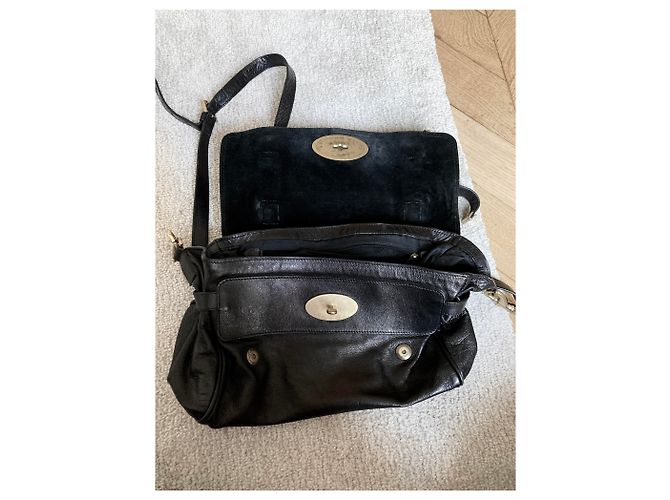 Borsa a mano Mulberry Alexa in pelle nera Nero - vista 2