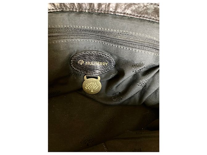 Borsa a mano Mulberry Alexa in pelle nera Nero - vista 3