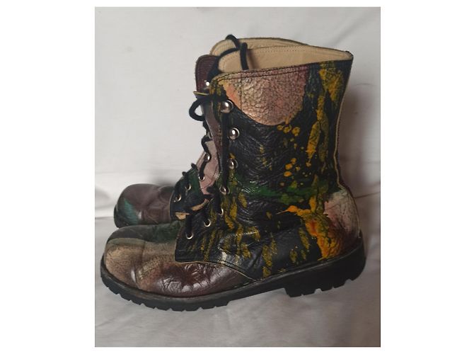 Autre Marque Mondo Albion Leather Boots Multiple colors - view 2