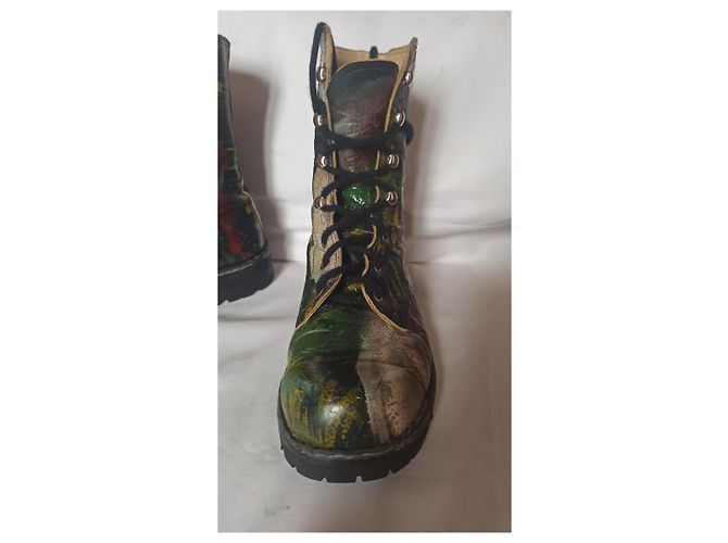 Autre Marque Mondo Albion Leather Boots Multiple colors - view 8