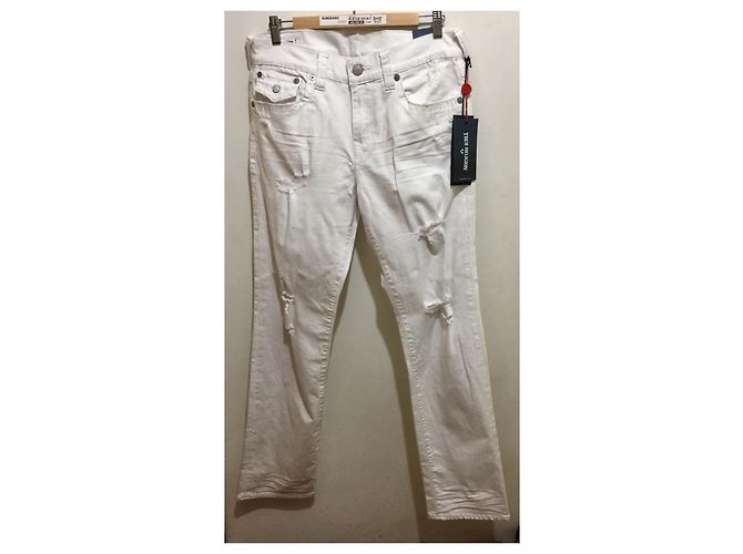 Vaqueros Ricky de True Religion, tamaño 32/34 unisexo Blanco - vista 2