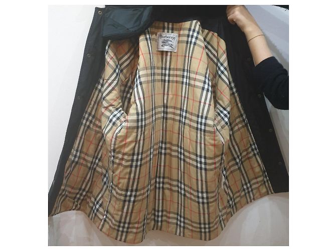 Vintage burberry giacca giubbotto giubbino Nero - vista 13