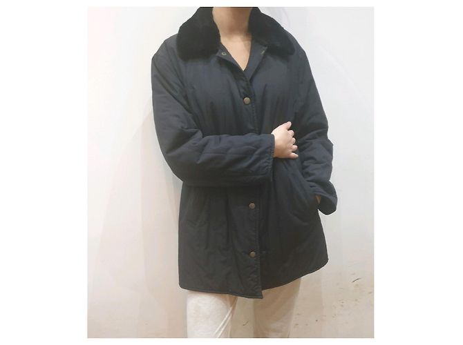 Vintage burberry giacca giubbotto giubbino Nero - vista 2