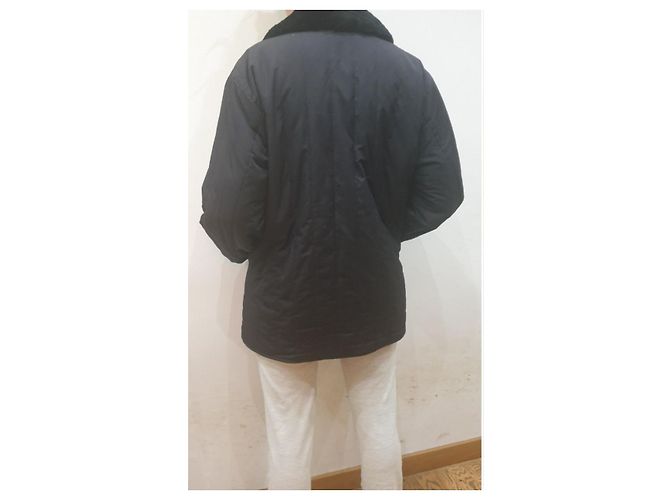 Vintage burberry giacca giubbotto giubbino Nero - vista 9