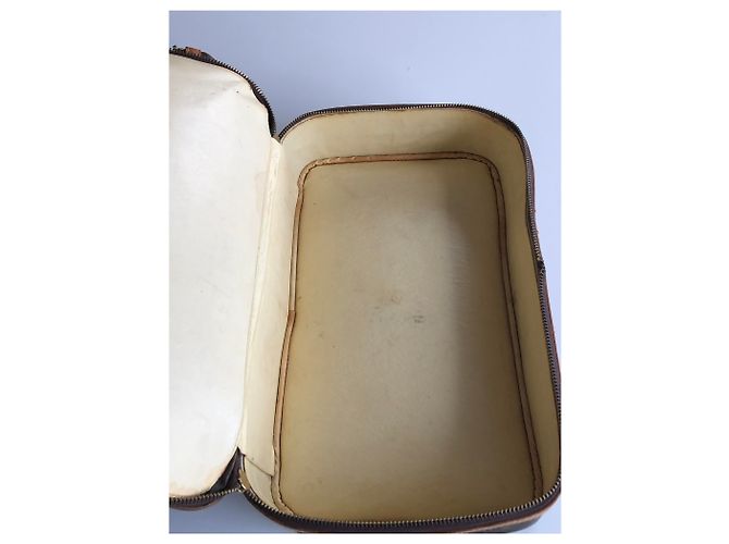 Borsa da viaggio Louis Vuitton Marrone Pelle - vista 10