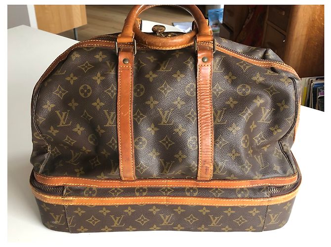 Borsa da viaggio Louis Vuitton Marrone Pelle - vista 2