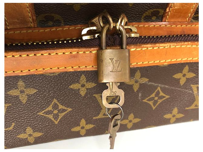 Borsa da viaggio Louis Vuitton Marrone Pelle - vista 6