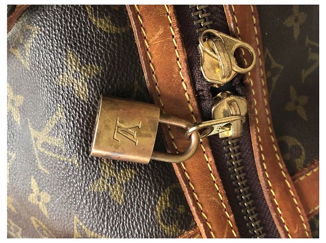 Borsa da viaggio Louis Vuitton Marrone Pelle - vista 7