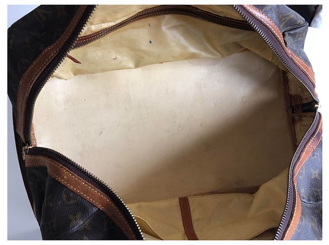Borsa da viaggio Louis Vuitton Marrone Pelle - vista 9