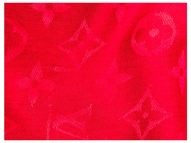 louis vuitton Monogram Shawl red pomme d'amour Vermelho - vista 6