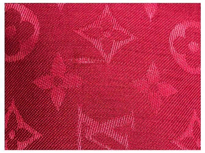 louis vuitton Monogram Shawl red pomme d'amour Vermelho - vista 7