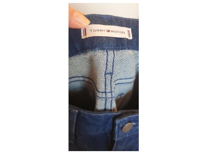 Vaqueros Tommy Hilfiger de denim azul oscuro con rayas blancas - vista 5