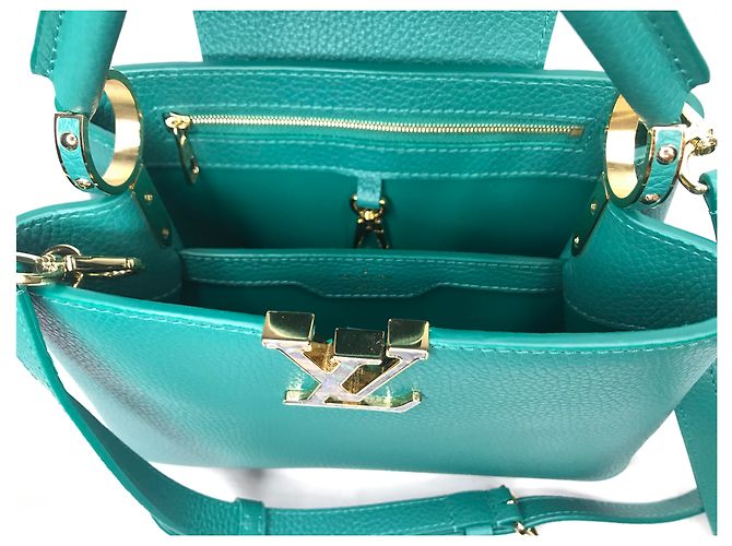 Louis Vuitton Capucines BB Verde - vista 5