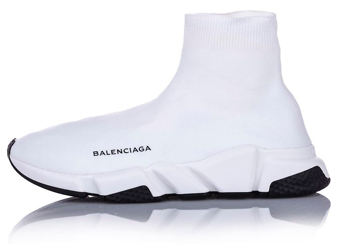 Balenciaga Baskets blanches Speed LT - vue 3