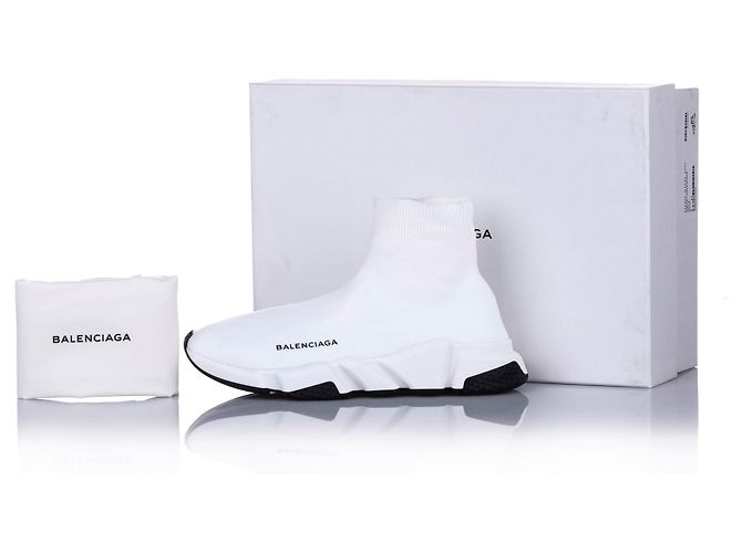 Balenciaga Baskets blanches Speed LT - vue 6