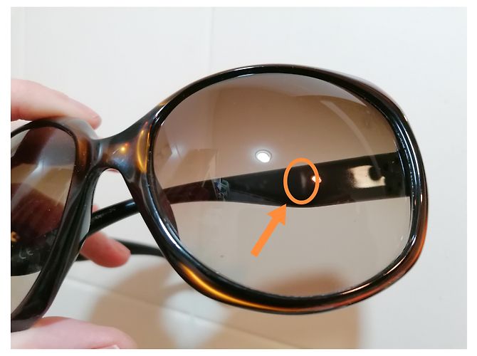 Gafas de sol Dior Marrón Caramelo Castaño Marrón oscuro - vista 5