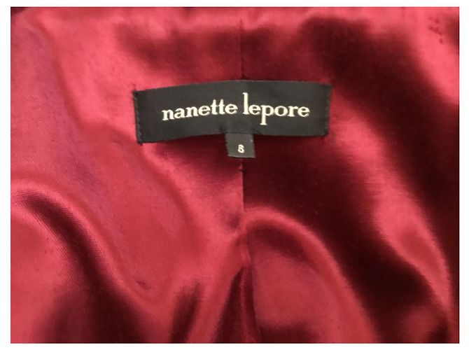 Nanette Lepore Wollmantel mit mongolischem Lammfell Mehrfarben - Ansicht 7
