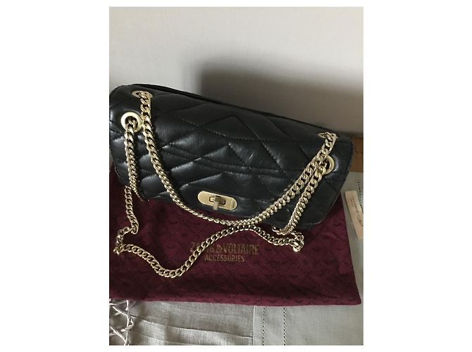 Borsa a tracolla Zadig & Voltaire in pelle di agnello nera Nero - vista 6