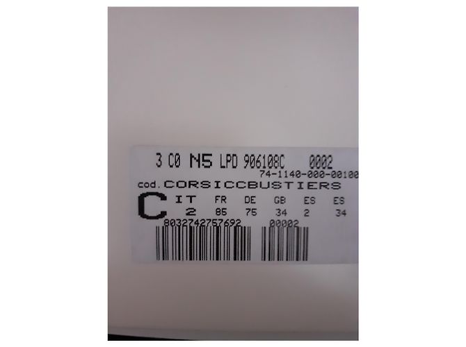 Bustier La Perla de seda negro 85C - vista 7
