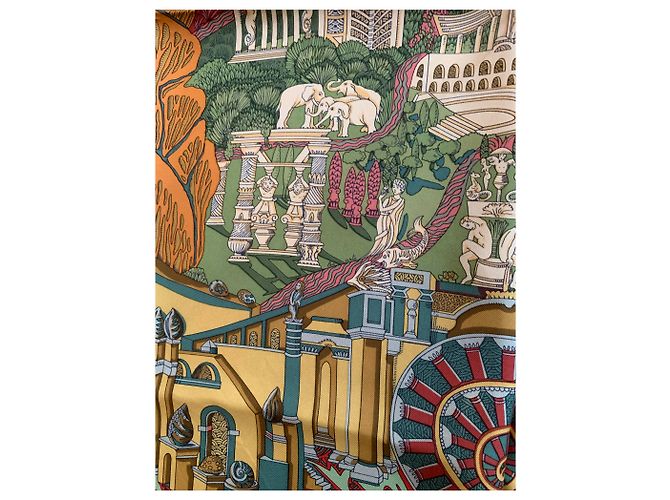 Hermès Lenço Atlantis Multicor - vista 2