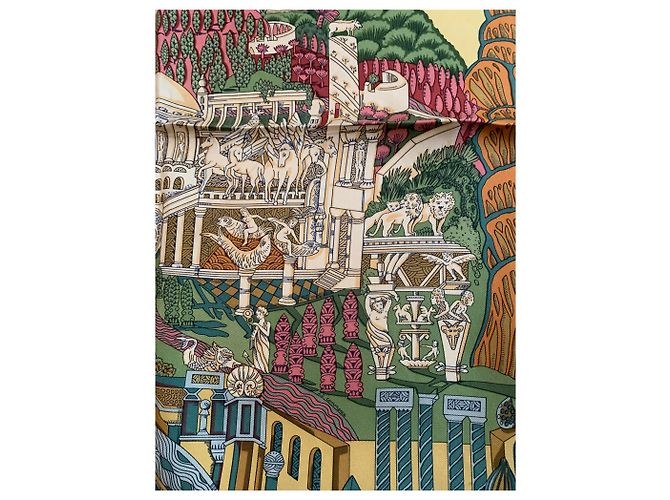 Hermès Lenço Atlantis Multicor - vista 3